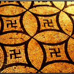 Swastika-12 mosaico romano